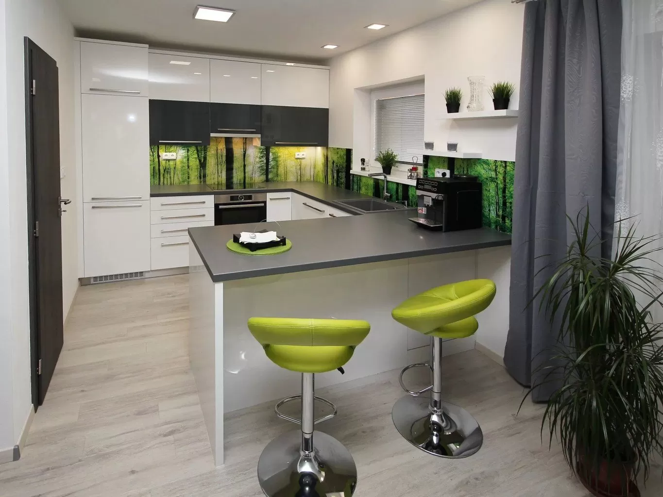 Propojení s obývacím pokojem